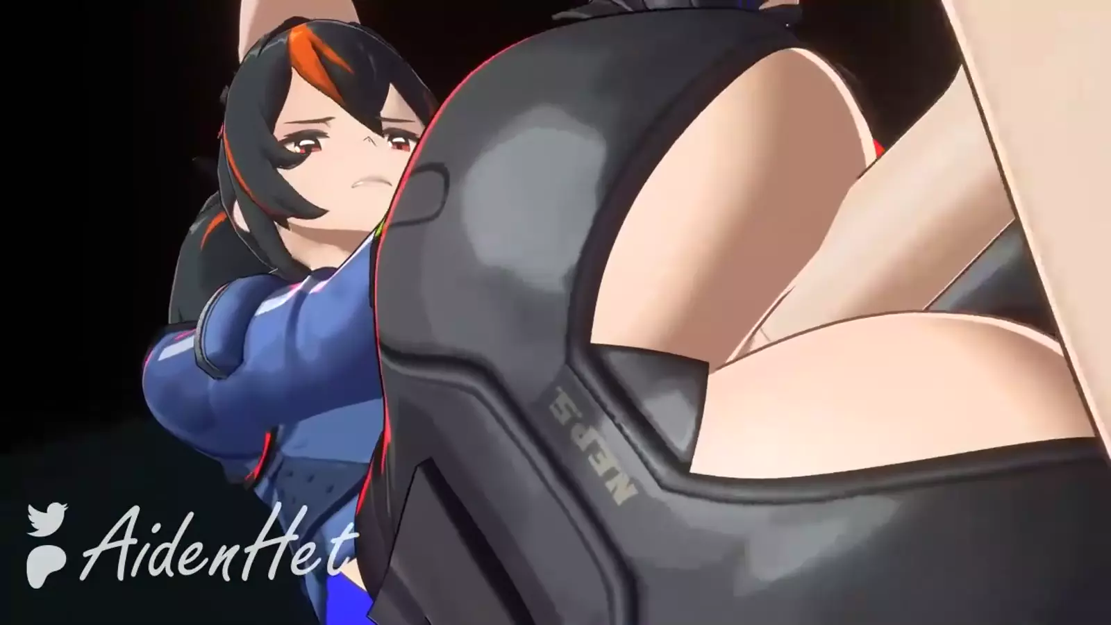 Futadom in futa double thrusting from behind